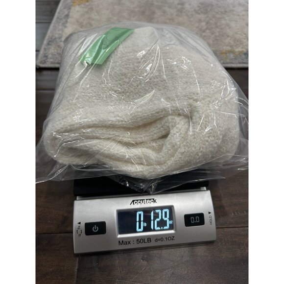 Northern Isles Womens White Button-Up Cardigan Sweater Sz PS - Picture 9 of 9